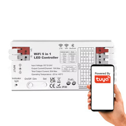 LED Controller 5-in-1 RGBCCT 15A RF 2.4GHz + WiFi + Bluetooth GL Series TUYA