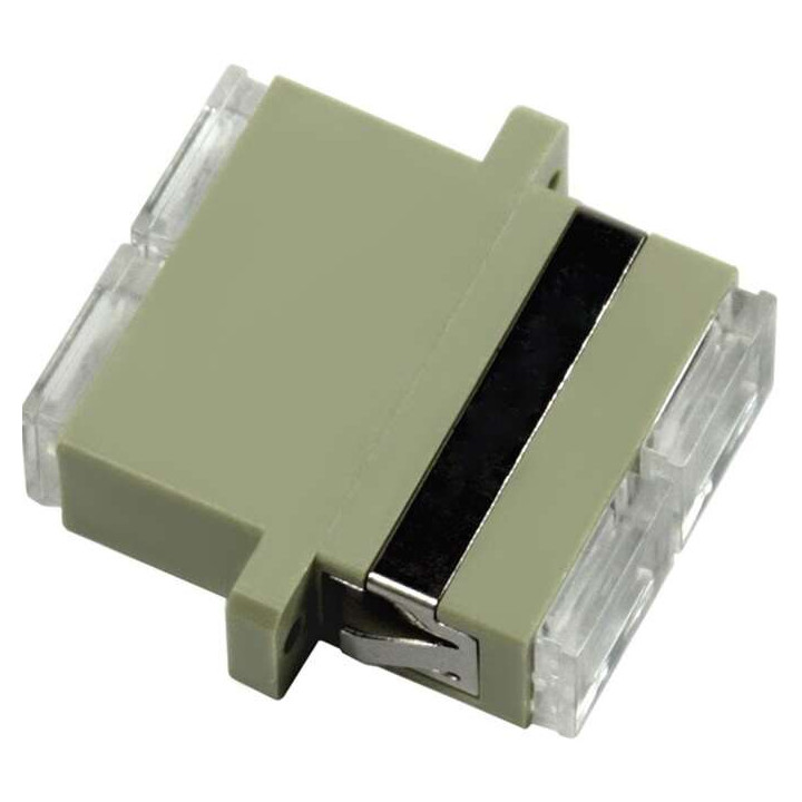 SC/UPC Multimode Duplex Fibre-Optic Adapter (Coupler)