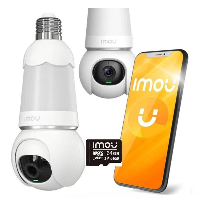 Imou IPC-S6DP-5M0WEB-E27 IP Camera WiFi night 25m audio 5MP 2880x1620 64GB