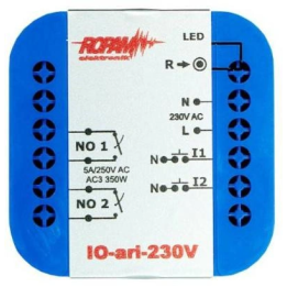 Ropam IO-ARI-230V Wireless in-wall controller 230 V AC, 2-channel