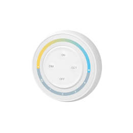 Wall mounted controller CCT Round 4-zone 2xAAA S1-W+
