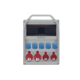 R-BOX 460R 17S, 2x32A/5p, 2x16A/5p, 5x250V, vide