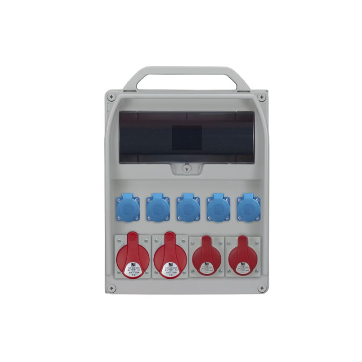 R-BOX 460R 17S, 2x32A/5p, 2x16A/5p, 5x250V, vide