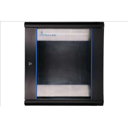 Extralink EXTRALINK-EX.7256 12U 600x600 Wall-Mounted Rack Cabinet, Black