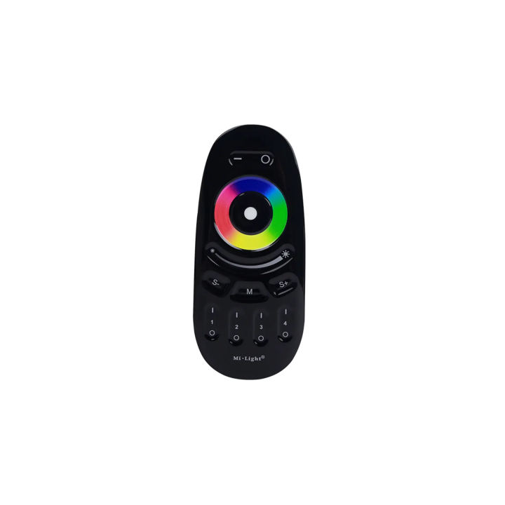 Remote controller RGB/RGBW 4-zone Black 2xAAA FUT096B