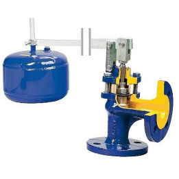 Float valve DN65,FIG.274, execution 16: stem and plug - stainless steel, plug end - EPDM conical