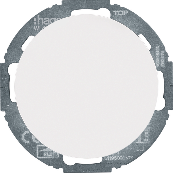 Hager WL4011WG Universal Rotary Dimmer (R,L,C,LED) White