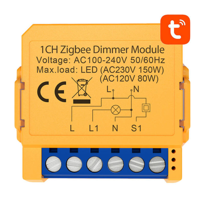 Умный выключатель розетки ZigBee Avatto ZDMS16-2 TUYA