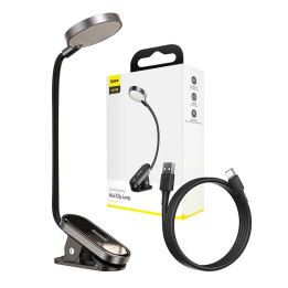 Baseus DGRAD-0G Comfort Reading Mini Clip Lamp (Dark Gray)