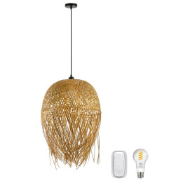 Immax BOHO HILO Complete Smart Ceiling/Wall Light 45cm with E27 Bulb and Remote Control