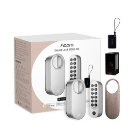 Умный замок Aqara EL-D02DS U200 Kit Silver с HomeKit, Bluetooth, голосовым управлением