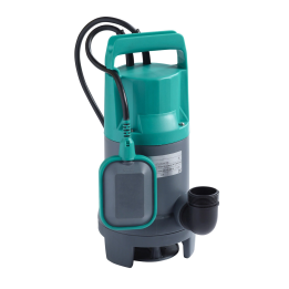 Pompe de drainage WILO Initial WASTE 16-11 pour eaux grises et eaux usées, avec interrupteur à flotteur et câble de 10 Mo