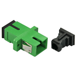 SC/APC Single-Mode Simplex Fibre-Optic Adapter (Coupler)