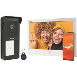 EURA VDP-49A3-2TY white 2-wire video intercom with Tuya function