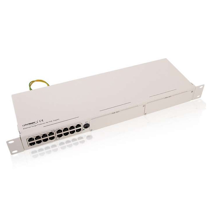 Cyberteam Ethernet Surge Protector 8-Port PoE CT-SPG-8P-1U