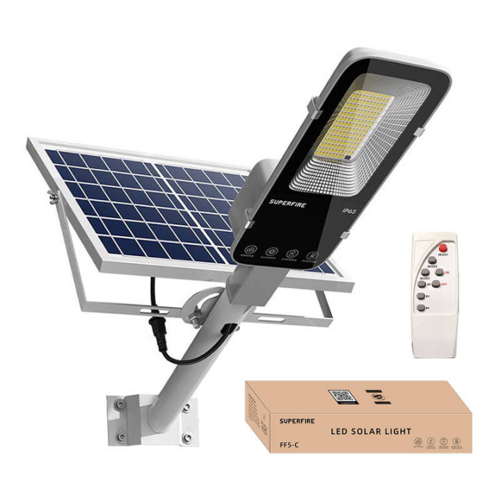 Superfire FF5-C Solar Lamp, 263W, 1200lm, 15000mAh