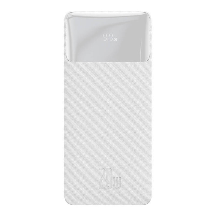 Baseus Bipow Power Bank 10000mAh 20W White PPBD050502