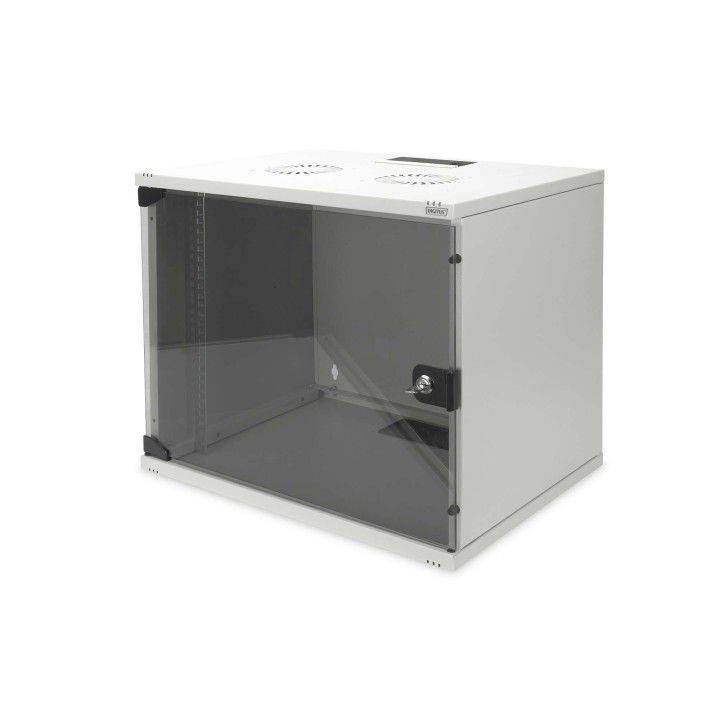 Digitus DIG-DN-19-09U-S-1 wall cabinet 9U 19" glass door