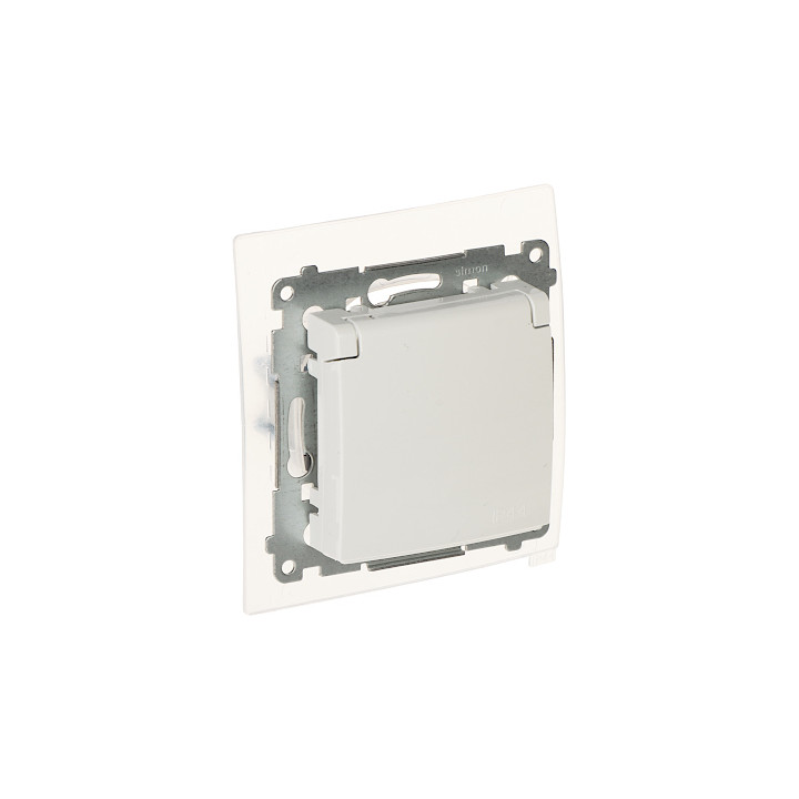 KONTAKT Simon DGZ1BZ.01/11-SIMON54 1-местная наружная настенная розетка 16A 250V IP44 Schuko Type F