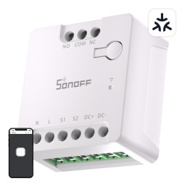 SONOFF MINI-D Smart WiFi Matter Switch (AC/DC 12–48 В, сухой контакт)