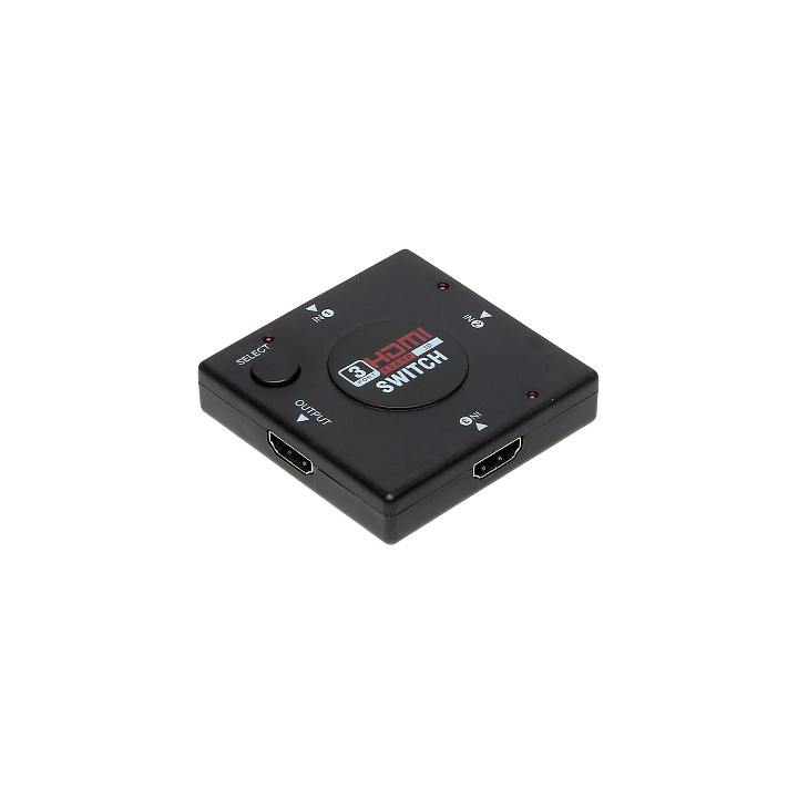 HDMI Switch 3x1 HDMI-SW-3/1 - 3 Input 1 Output, 4K Support