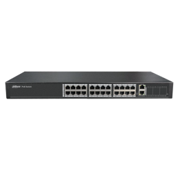 DAHUA PFS4026-24P-370 Switch Gigabit PoE+ administrable avec 24 ports PoE et budget 370 W
