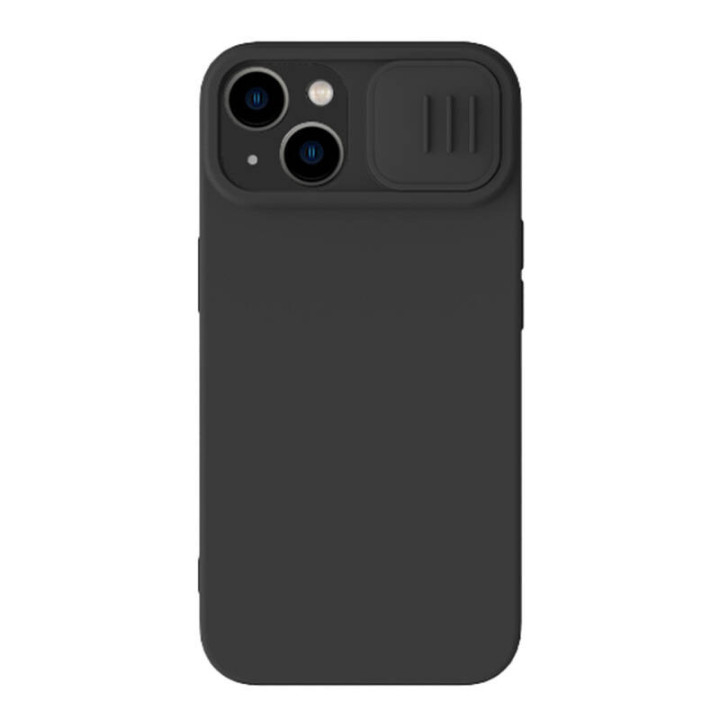 Nillkin CamShield Silky Silicone Case for iPhone 15 Plus (Black)