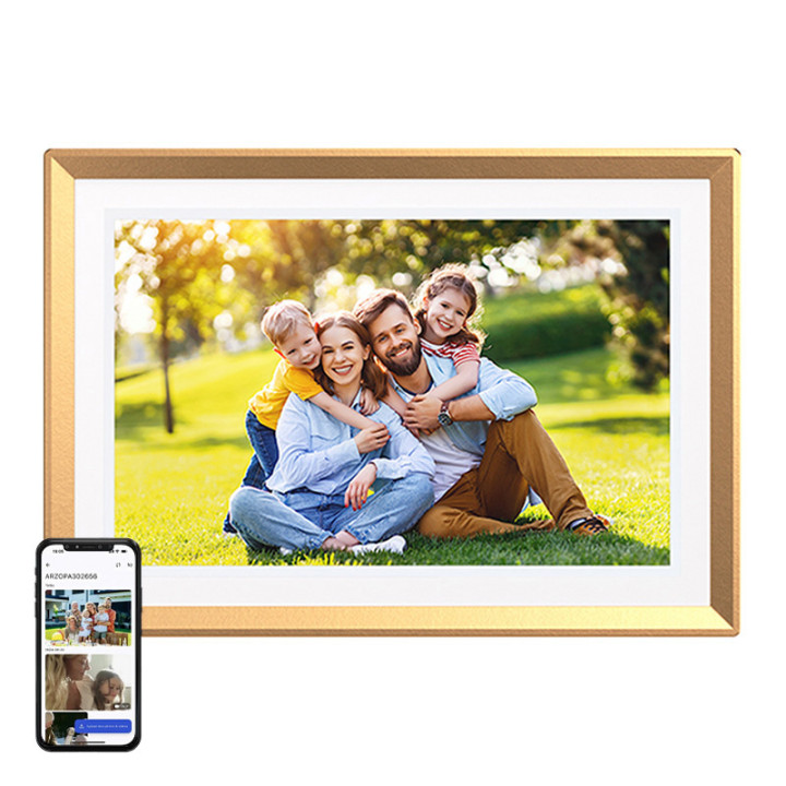 ARZOPA D10 Gold 10.1" Digital Photo Frame