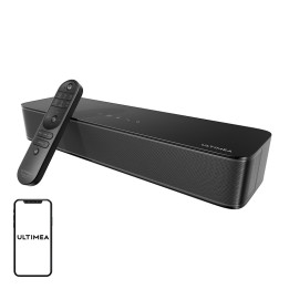 Ultimea Poseidon M20 Soundbar (U2202) – 2.1 Channel, 120W Peak Power, Built-in Subwoofer