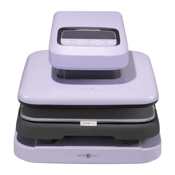 HTVRONT Auto 2 Digit Heat Transfer Press (Purple)
