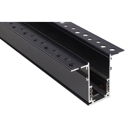 2m Black Plaster-In Magnetic Track