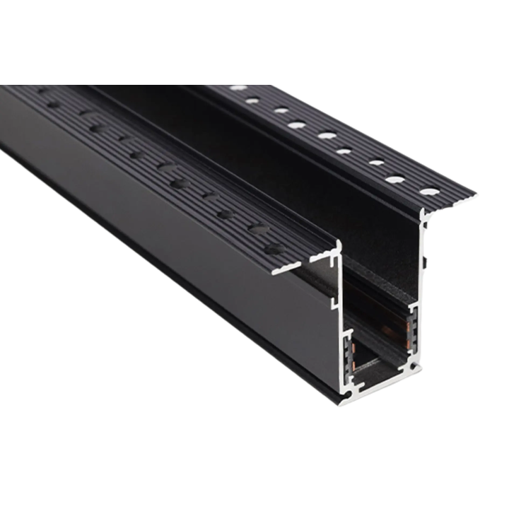 2m Black Plaster-In Magnetic Track