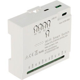 ATLO ATLO-SW4C-EWELINK умный Wi-Fi настенный выключатель, 4 клавиши, приложение eWeLink