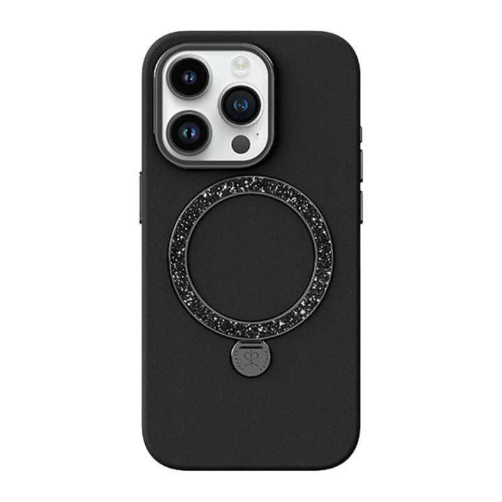 Joyroom PN-15L2 Dancing Circle Case for iPhone 15 Pro (Black, No Box)