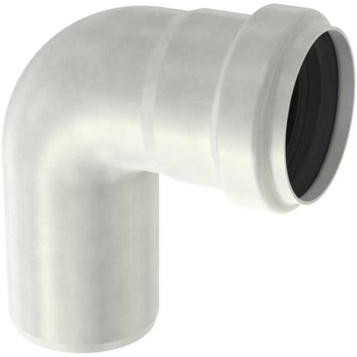 LĪKUMS D50x87,5°  AISI 304