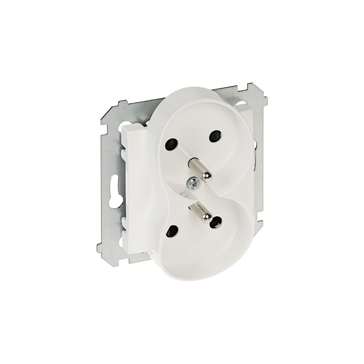 KONTAKT Simon DGZ2MZ.01/11-SIMON54 Double Wall Socket 16A 250V Type E