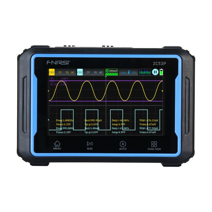 FNIRSI 2C53P 4.3" Touchscreen Oscilloscope 3-in-1