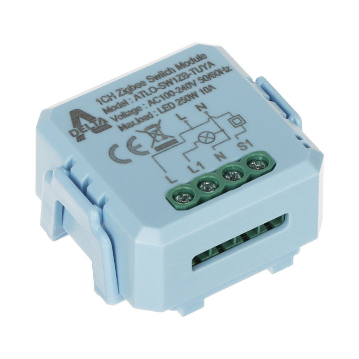 ATLO ATLO-SW1ZB-TUYA Умный настенный выключатель Zigbee Tuya Smart Life