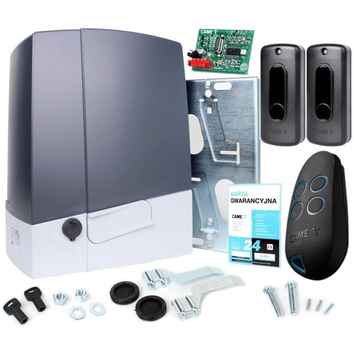 CAME BXV 6 SAFE ATOMO (8K01MS-012) - Set for sliding gates up to 600 kg (TOP remote controls)