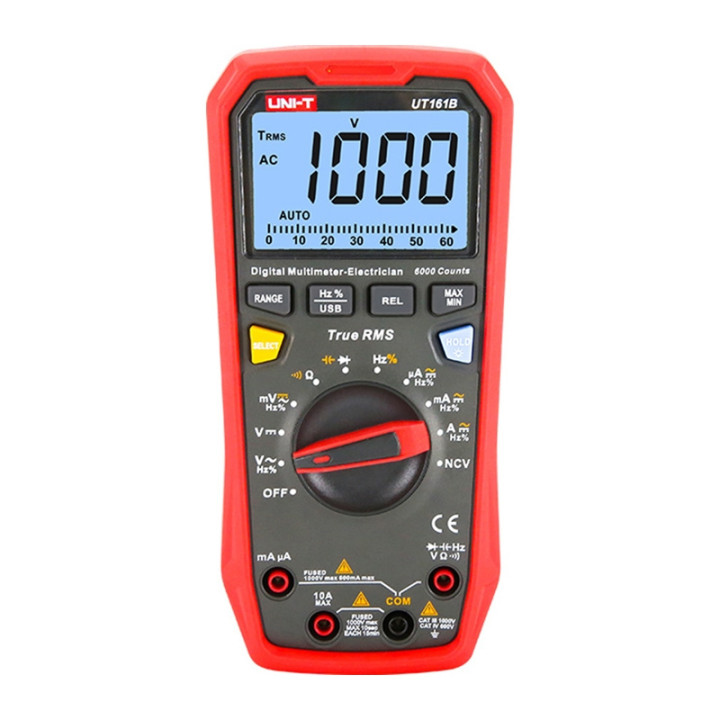 UNI-TREND UT161B Цифровой Мультиметр - Ручной Портативный True RMS