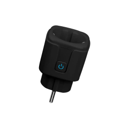 Smart Plug with Power Consumption Statistics 100-240VAC 16A black WiFi SWE01-B