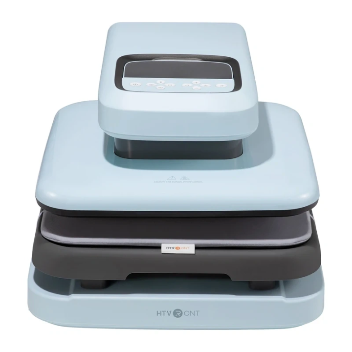 HTVRONT Auto 2 Digit Heat Transfer Press (Light Blue)