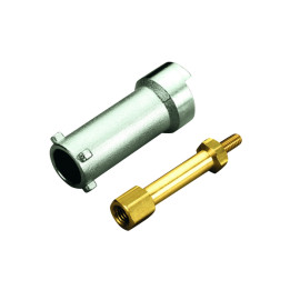 TIEMME ASB694 Stem extension ball valve 3/4-1 inch union