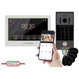 Revizoom RM-T273HD white – video intercom set with RC-212HD-CK1 camera
