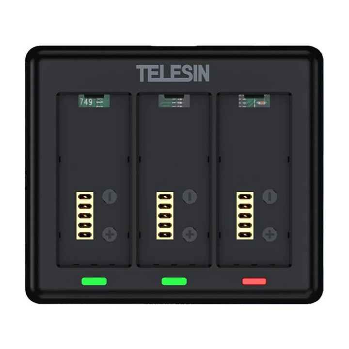 Telesin 3-Battery Charger for GoPro HERO 13 (S0-BCG-12-TGP)