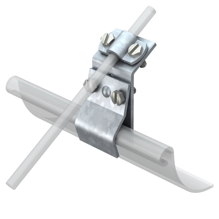 OBO BETTERMANN AFF586 Roof Gutter Clamp 8-10mm Steel Zinc