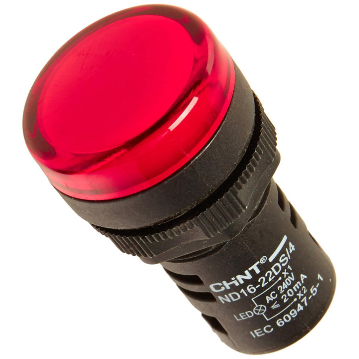 CHINT CIH757 LED Indicator D22 230VAC Red Light