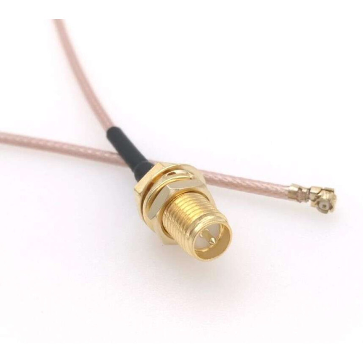 Pigtail 200 mm UFL/RSMA żeński 2,4/5 GHz RG-178 super LL