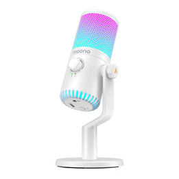 Maono DM30RGB Gaming Microphone (White)