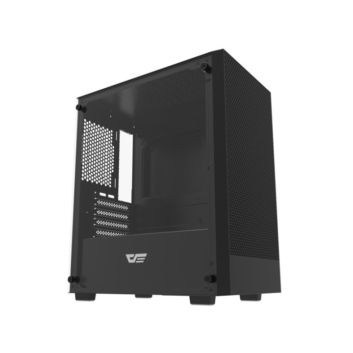 darkFlash M305 Black Mini Tower Computer Case without Fans